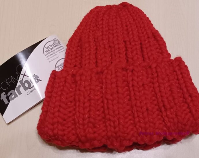 „An einem Abend fertig“ Mütze