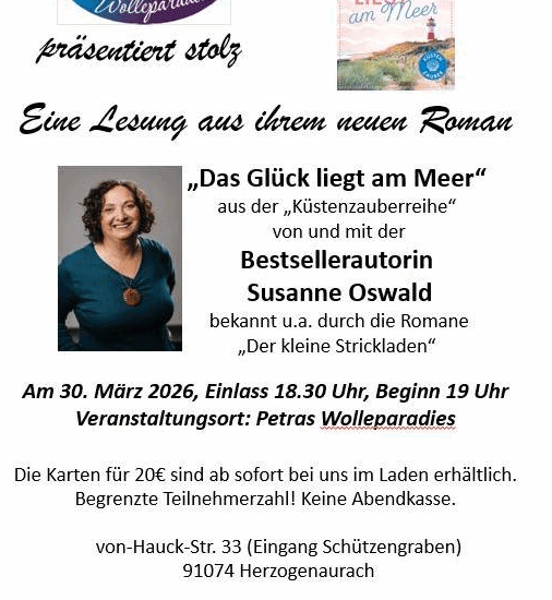 Lesung von und mit Susanne Oswald