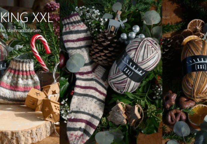 Weihnachtssockenwolle "limited Edition"